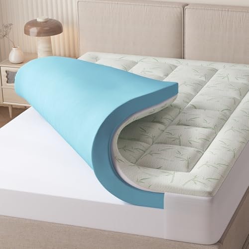 Dumos 3-Inch Queen Gel Memory Foam Mattress Topper: $49.87 Dumos 3-Inch Queen Gel Memory Foam Mattress Topper: $49.87
