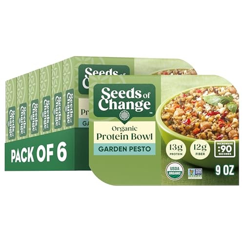 Seeds of Change Organic Garden Pesto High Protein Bowl 6-Pack: $21.75 Seeds of Change Organic Garden Pesto High Protein Bowl 6-Pack: $21.75