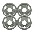Signature Fitness 2.5-lbs. Cast Iron Weight Plates for Strength Training 4-Pack for $10 + pickup