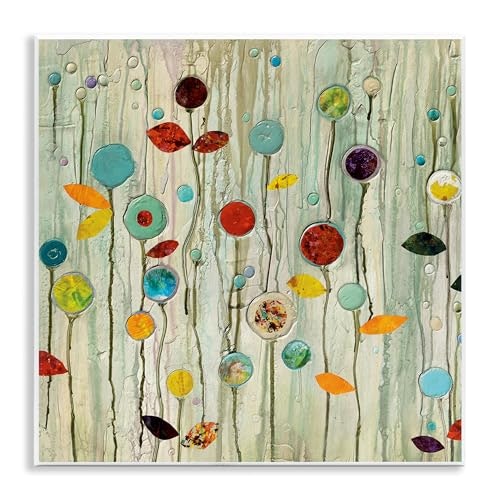 Stupell Industries Abstract Whimsical Floral Scene Wall Plaque Art 12x12-Inch: $14.83 Stupell Industries Abstract Whimsical Floral Scene Wall Plaque Art 12x12-Inch: $14.83