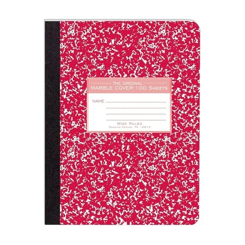 Roaring Spring Hard Cover Wide Ruled Composition Notebook: $7.92 Roaring Spring Hard Cover Wide Ruled Composition Notebook: $7.92
