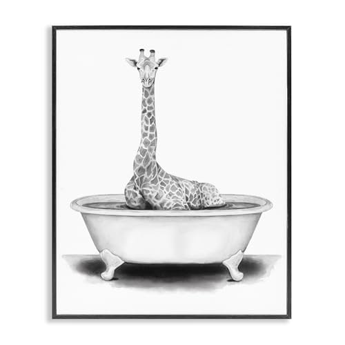 11 x 14-Inch Giraffe Tub Framed Giclée Print: $11.15 11 x 14-Inch Giraffe Tub Framed Giclée Print: $11.15