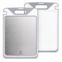 15.2" x 10.2" Double-Sided Stainless Steel Cutting Board for $12 + free shipping w/ Prime