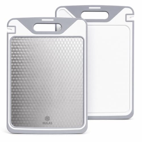 Nulas 15.2" x 10.2" Double-Sided Stainless Steel Cutting Board: $11.99 Nulas 15.2" x 10.2" Double-Sided Stainless Steel Cutting Board: $11.99