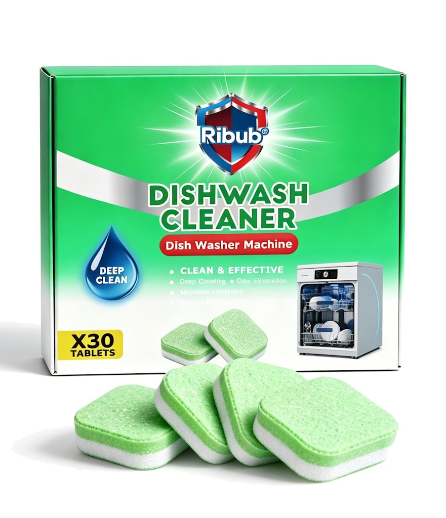 Ribub Dishwasher Cleaner Tablets 30-Pack: $16