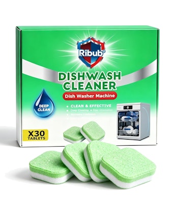 Ribub Dishwasher Cleaner Tablets 30-Pack for $16 + free shipping w/ Prime