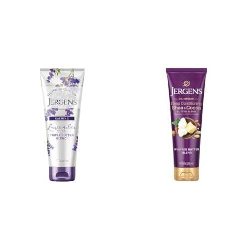 Jergens Lavender Body Butter and Shea + Cocoa Butter Body Lotion 2-Pack: $12.70 Jergens Lavender Body Butter and Shea + Cocoa Butter Body Lotion 2-Pack: $12.70