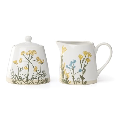 Lenox Wildflowers Stoneware Sugar and Creamer Set: $30.29