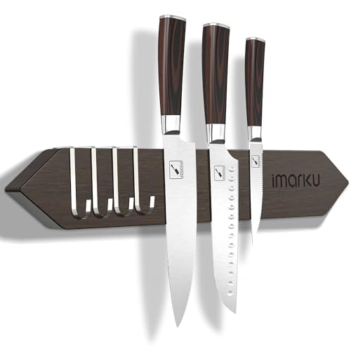 Imarku 16-Inch Acacia Wood Magnetic Knife Strip: $24.64 Imarku 16-Inch Acacia Wood Magnetic Knife Strip: $24.64