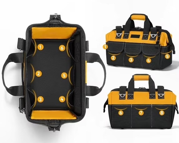 Tool Storage Organizer Bags w/ Shoulder Straps: From $23