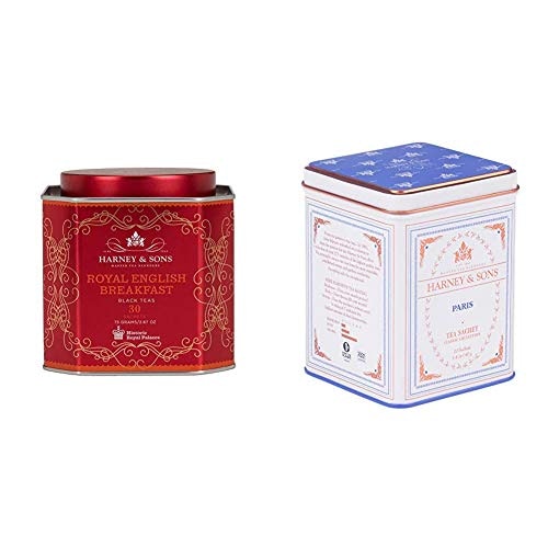 Harney & Sons Royal English Breakfast and Paris Black Tea Bundle: $16 Harney & Sons Royal English Breakfast and Paris Black Tea Bundle: $16