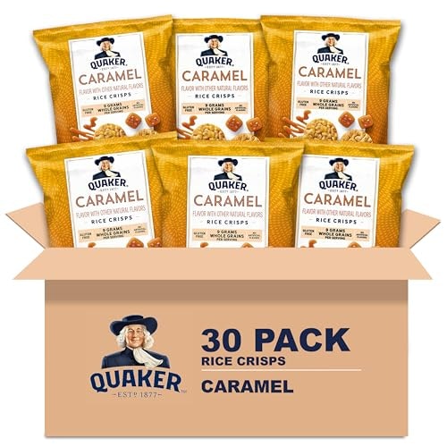 Quaker Caramel Rice Crisps 30-Pack: $16.64 Quaker Caramel Rice Crisps 30-Pack: $16.64