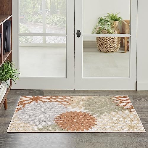Nourison Home Aloha Ivory Multicolor 3' x 4' Area Rug: $28.99 Nourison Home Aloha Ivory Multicolor 3' x 4' Area Rug: $28.99