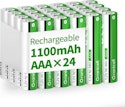 Granicell NiMH Rechargeable AAA Batteries 24-Pack for $12 + free shipping w/ Prime