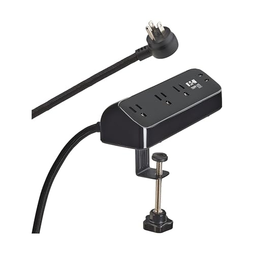 Eaton Tripp Lite Desk Clamp 3-Outlet Surge Protector with 60W USB-C Ports: $47.66 Eaton Tripp Lite Desk Clamp 3-Outlet Surge Protector with 60W USB-C Ports: $47.66