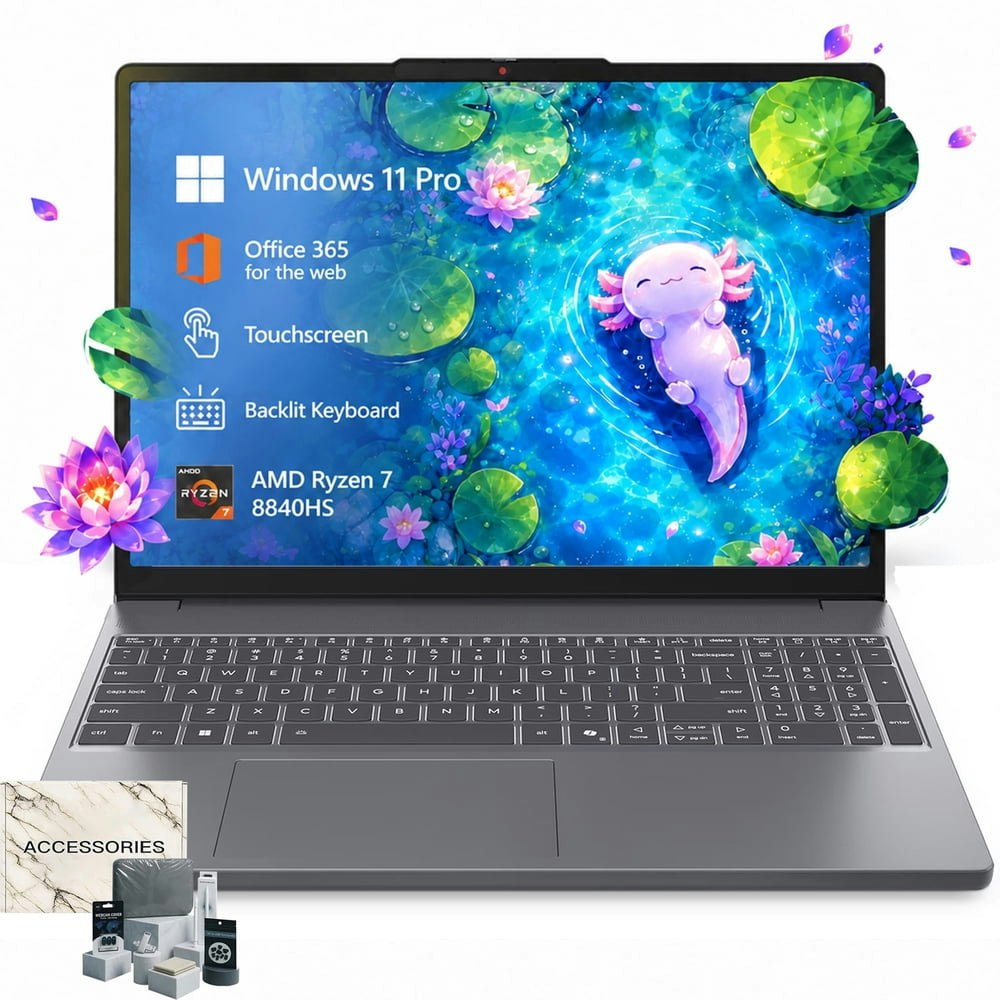Lenovo IdeaPad Slim 3 15.3" Touchscreen Laptop 16GB RAM 512GB SSD AMD Ryzen 7 8840HS Windows 11 Pro: $799.99 Lenovo IdeaPad Slim 3 15.3" Touchscreen Laptop 16GB RAM 512GB SSD AMD Ryzen 7 8840HS Windows 11 Pro: $799.99