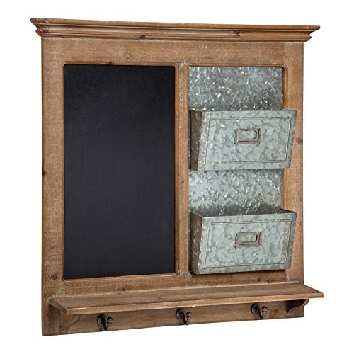 Kate and Laurel Idamae Wood Framed Chalkboard Wall Organizer: $71.99 Kate and Laurel Idamae Wood Framed Chalkboard Wall Organizer: $71.99