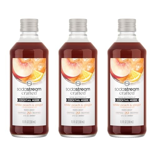 SodaStream White Peach & Ginger Cocktail Mixer 3-Pack: $12.49 SodaStream White Peach & Ginger Cocktail Mixer 3-Pack: $12.49