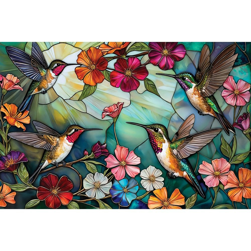 Springbok 500-Piece Hummingbird Hover Jigsaw Puzzle: $15.26 Springbok 500-Piece Hummingbird Hover Jigsaw Puzzle: $15.26