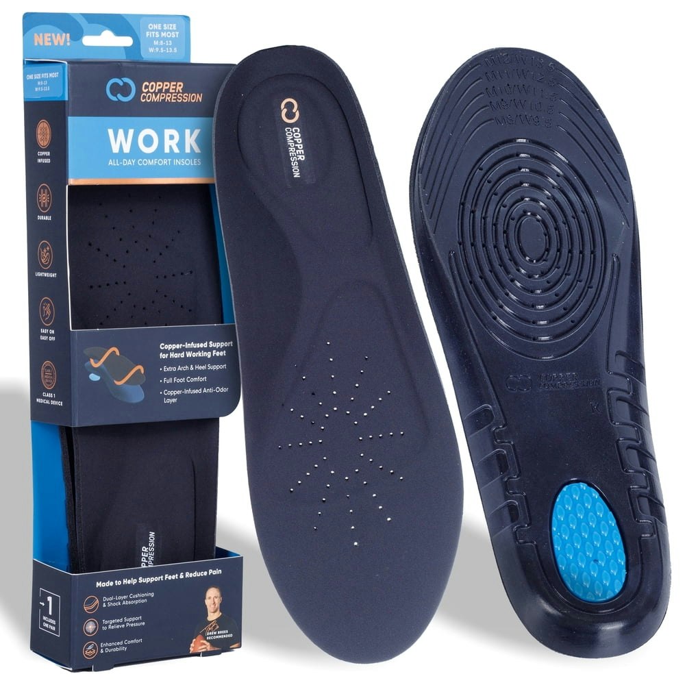 Copper Compression Work All Day Comfort Insoles: $22.46