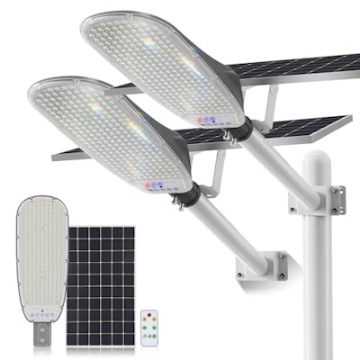 Entelechy 12,000W Solar Street Light 2-Pack for $178 + free shipping
