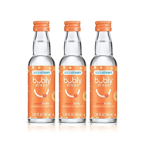SodaStream Bubly Peach Drops 3-Pack: $8.99