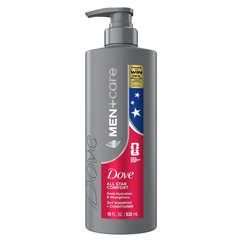 Dove Men+Care Seal Hydration & Strengthen 2-in-1 Shampoo & Conditioner 18oz: $3.47