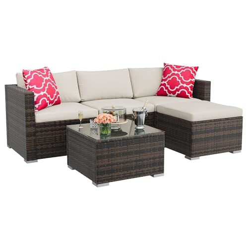 Gaomon 5-Piece All-Weather Patio Furniture Set: $242.63