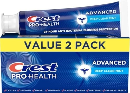 Crest Pro-Health Advanced Deep Clean Mint Toothpaste 2-Pack: $7.97 Crest Pro-Health Advanced Deep Clean Mint Toothpaste 2-Pack: $7.97
