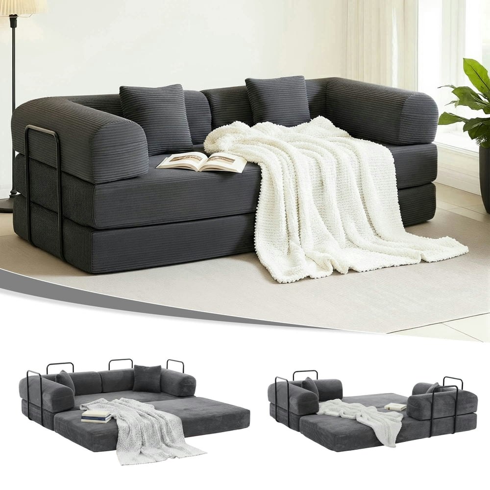 Gaohapy 80-inch Convertible Sleeper Sofa Bed: $239.99