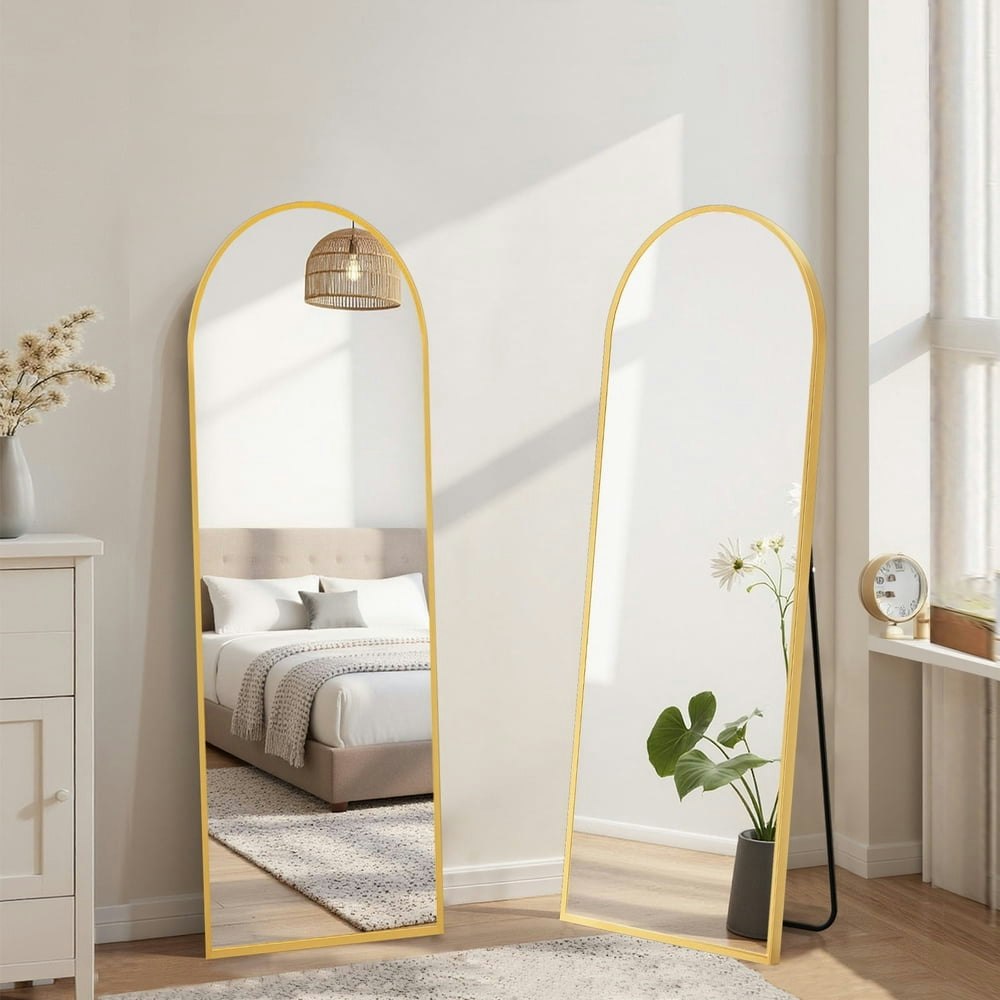 59"x16" Arched Full-Length Floor Mirror: $25.62