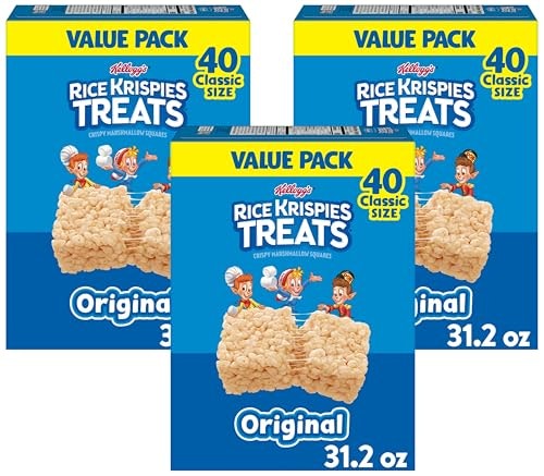 Rice Krispies Treats Original Marshmallow Squares 40-Count 3-Pack: $29.97 Rice Krispies Treats Original Marshmallow Squares 40-Count 3-Pack: $29.97