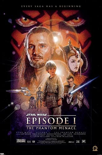 Star Wars The Phantom Menace 24x36-inch Wall Poster: $17.55