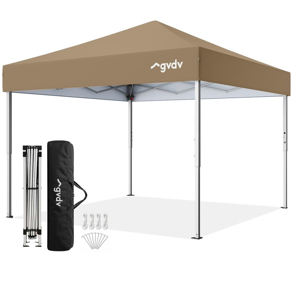 GVDV 10x10-Foot Pop-Up Canopy Tent: $69.99 GVDV 10x10-Foot Pop-Up Canopy Tent: $69.99