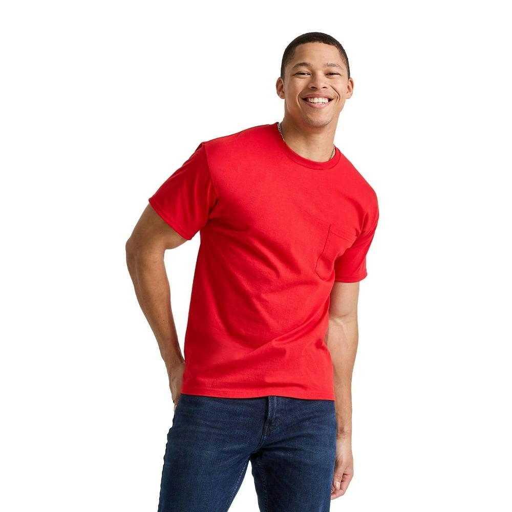 Hanes Men's Pocket Crewneck T-Shirt: $5 Hanes Men's Pocket Crewneck T-Shirt: $5