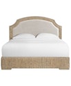 Macy's Sirena Queen Upholstered Bed for $899 + delivery from $75