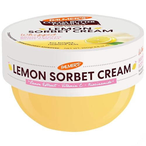 Palmer's Cocoa Butter Formula Lemon Sorbet Brightening Whipped Body Cream 8.8-oz.: $13.47 Palmer's Cocoa Butter Formula Lemon Sorbet Brightening Whipped Body Cream 8.8-oz.: $13.47