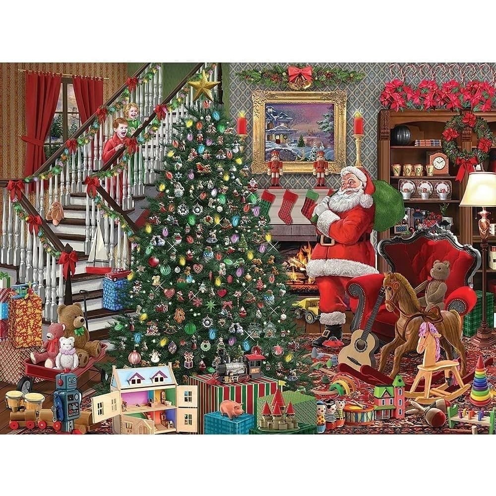 Bits and Pieces 1,000-Piece Christmas Joy Santa Jigsaw Puzzle: $15.99 Bits and Pieces 1,000-Piece Christmas Joy Santa Jigsaw Puzzle: $15.99