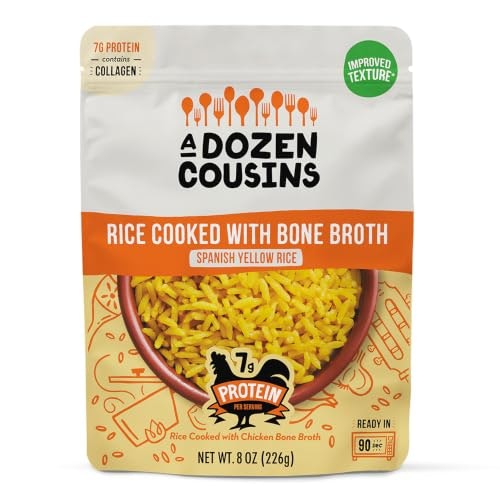 A Dozen Cousins Spanish Bone Broth Rice Pouch: $2.15 A Dozen Cousins Spanish Bone Broth Rice Pouch: $2.15