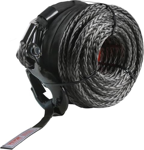 Vevor 3/8-Inch x 100-Foot Synthetic Winch Rope: $52.79 Vevor 3/8-Inch x 100-Foot Synthetic Winch Rope: $52.79