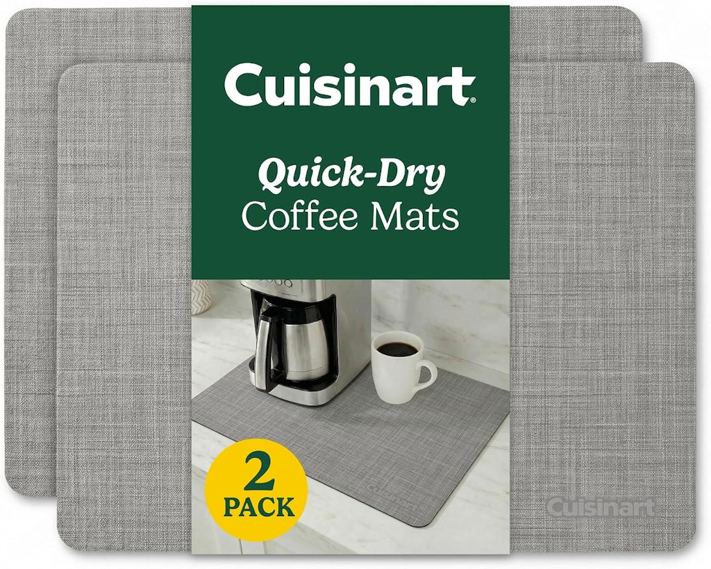 Cuisinart Quick-Dry Coffee Mat 2-Pack: $13