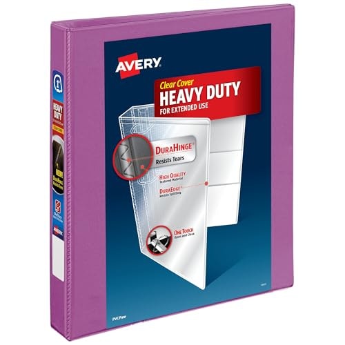 Avery Heavy-Duty 1-Inch View 3-Ring Binder: $8.99 Avery Heavy-Duty 1-Inch View 3-Ring Binder: $8.99