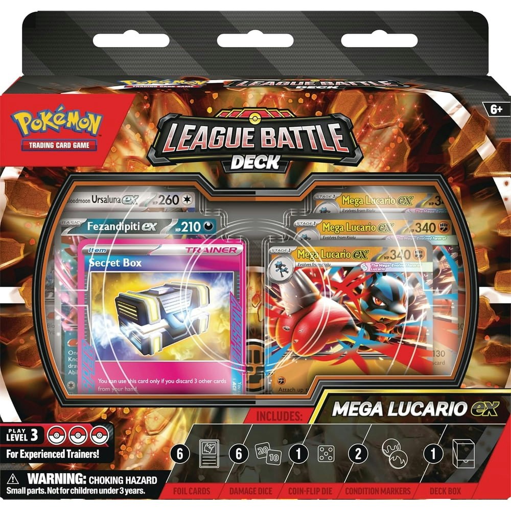 Pokemon Mega Lucario EX League Battle Deck: $19.95 Pokemon Mega Lucario EX League Battle Deck: $19.95
