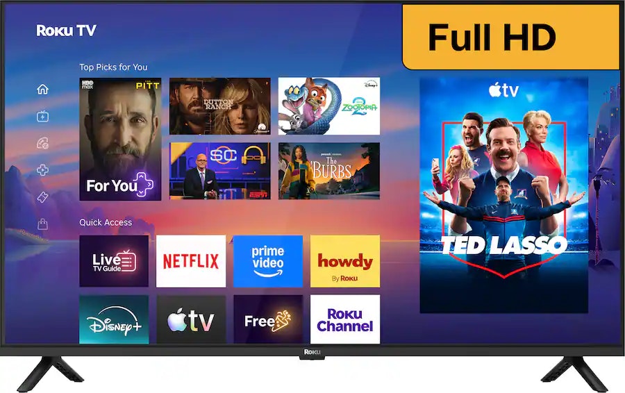 Roku Select Series 40" 1080p LED Smart RokuTV: $130