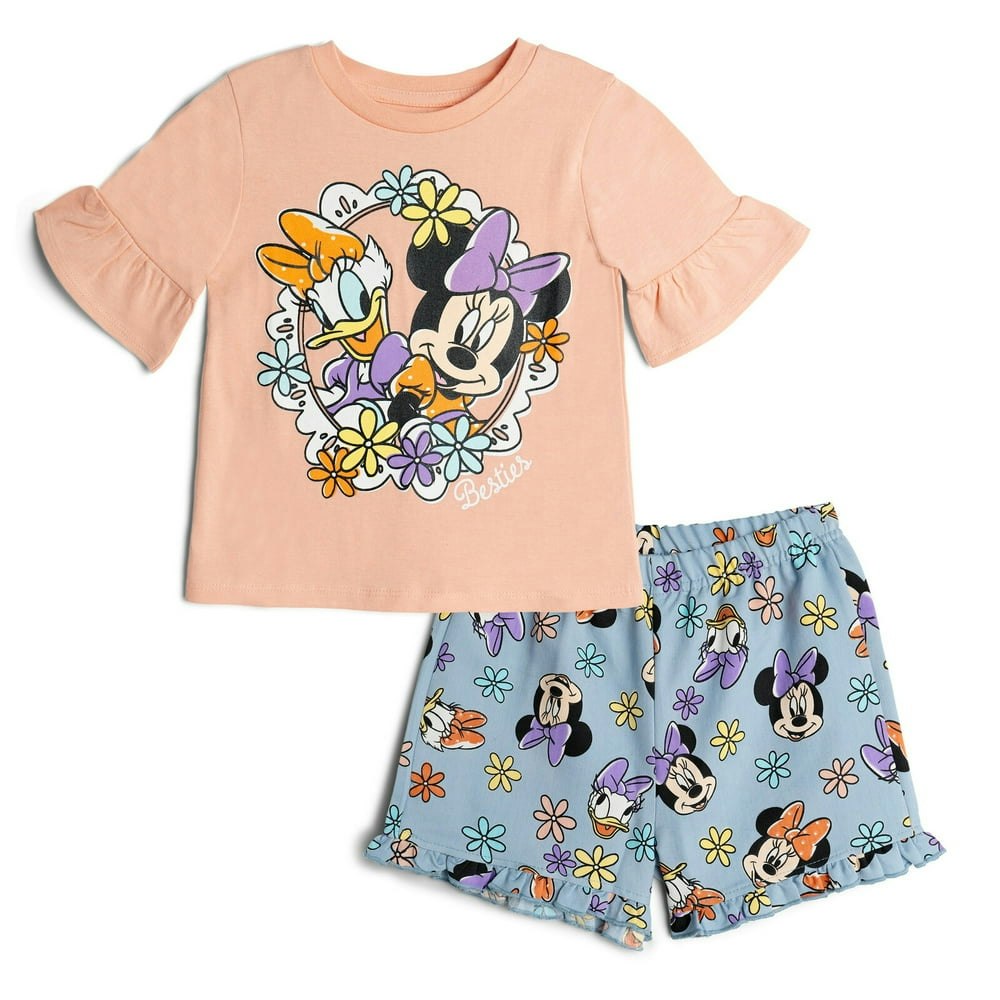 Disney Minnie Mouse Toddler Girls' 2-Piece Top and Shorts Set: $14.98 Disney Minnie Mouse Toddler Girls' 2-Piece Top and Shorts Set: $14.98