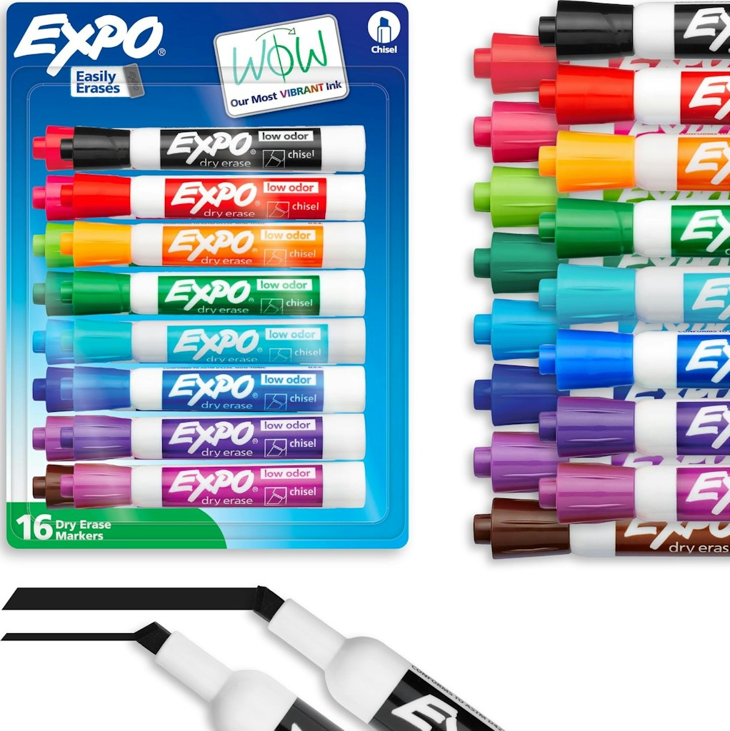 Expo 16-Count Low-Odor Dry Erase Markers: $9.47 Expo 16-Count Low-Odor Dry Erase Markers: $9.47