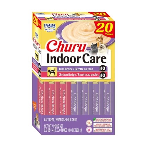 Inaba Churu Indoor Hairball Control Lickable Cat Treat 20-Pack: $12.53 Inaba Churu Indoor Hairball Control Lickable Cat Treat 20-Pack: $12.53