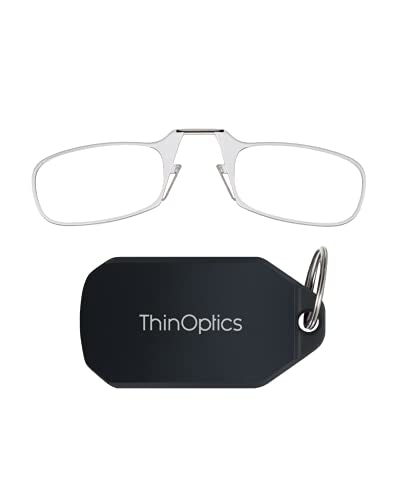 ThinOptics Rectangular Reading Glasses with Keychain Case +1.5: $12.75 ThinOptics Rectangular Reading Glasses with Keychain Case +1.5: $12.75