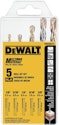 DeWalt Multi-Material 5-Piece Drill Bit Set for $17 + free shipping w/ Prime