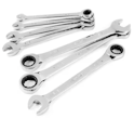Husky Ratcheting SAE Combination 7-Piece Wrench Set for $30 + free shipping